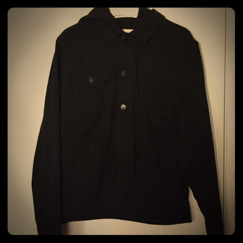 Active RS Hooded Denim Jean Jacket